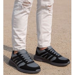 Buty sportowe męskie sznurowane jesienne  - zdjęcie produktu