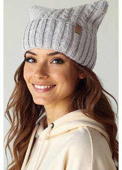 Czapka z uszami kota Vivisence 70117 szary Vivisence kontri.pl - kod rabatowy