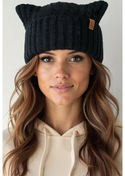 Czapka z uszami kota Vivisence 70117 czarny Vivisence kontri.pl - kod rabatowy