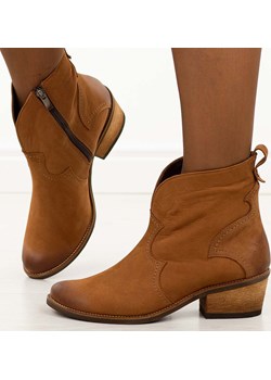 POLSKIE kowbojki damskie botki DEONI B71B BR  Suzana okazyjna cena suzana.pl  - kod rabatowy