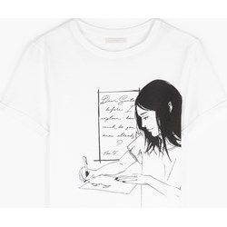 Biała bluzka damska Gate młodzieżowa  - zdjęcie produktu