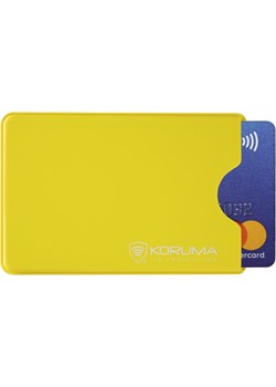 Plastikowe etui antykradzieżowe na kartę RFID (żółty) Koruma okazja Koruma ID Protection - kod rabatowy