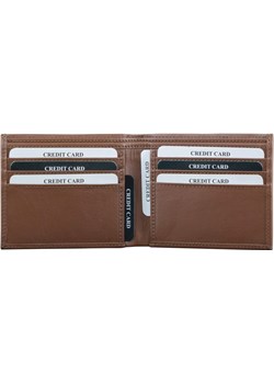Portfel billfold na 6 kart zbliżeniowych brazowy Koruma Id Protection  - kod rabatowy