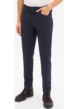 BRAX Spodnie - Cadiz Mężczyźni Bawełna granatowy wzorzysty okazyjna cena vangraaf - kod rabatowy