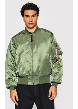 Alpha Industries Kurtka bomber Ma-1 100101 Zielony Regular Fit Alpha Industries MODIVO - kod rabatowy