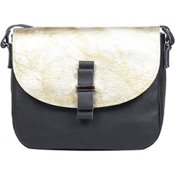 Listonoszka Slontorbalski wielokolorowa mała lakierowana skórzana na ramię  - zdjęcie produktu