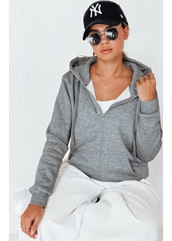 Bluza damska rozpinana z kapturem antracytowa (by0232)  Dstreet DSTREET.PL - kod rabatowy