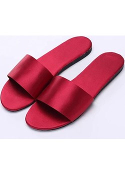 Satynowe kapcie - Czerwony Intimica wyprzedaż Intimica.pl - kod rabatowy