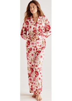 Reserved - Wzorzysta piżama dwuczęściowa - fuksja Reserved Reserved - kod rabatowy