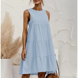 Sukienka Intimica trapezowa mini na ramiączkach luźna z okrągłym dekoltem  - zdjęcie produktu