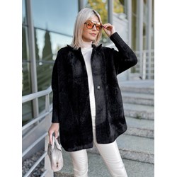 Płaszcz damski Ubra czarny  - zdjęcie produktu