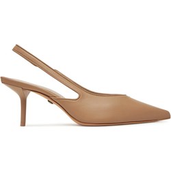 Sandały damskie Max Mara z klamrą eleganckie  - zdjęcie produktu