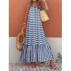 Sukienka Intimica oversize'owa maxi na ramiączkach  - zdjęcie produktu