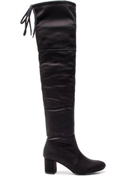 Muszkieterki R.POLAŃSKI - 0802 Czarny Zamsz eobuwie-pl czarny Muszkieterki damskie - kod rabatowy