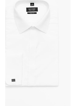 koszula saverne2 9001 na spinki slim fit biały  Recman  - kod rabatowy