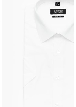 koszula versone 9001 krótki rękaw slim fit biały Recman Recman - kod rabatowy