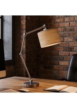 Biała lampa stołowa w stylu skandynawskim ASMARA ECO Ciekot Partners Sp. Z O. O. Lysne - kod rabatowy