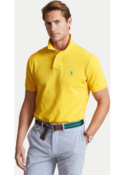 Polo Ralph Lauren Polo Core Replen 710795080 Żółty Slim Fit Polo Ralph Lauren wyprzedaż MODIVO - kod rabatowy
