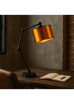 Czarna lampka nocna w stylu loft ASMARA MIRROR Ciekot Partners Sp. Z O. O. Lysne - kod rabatowy