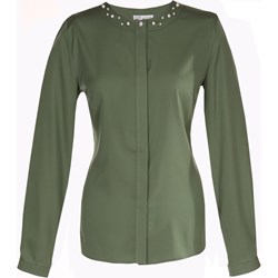 Bluzka damska Fokus z długim rękawem z okrągłym dekoltem  - zdjęcie produktu