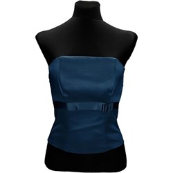 Bluzka damska Fokus z gorsetowym dekoltem  - zdjęcie produktu