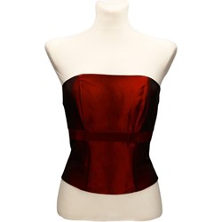 Bluzka damska Fokus z gorsetowym dekoltem  - zdjęcie produktu