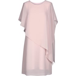Sukienka Fokus mini z krótkim rękawem z okrągłym dekoltem oversize  - zdjęcie produktu