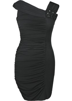 Sukienka FSU198 CZARNY fokus-fashion czarny lato - kod rabatowy