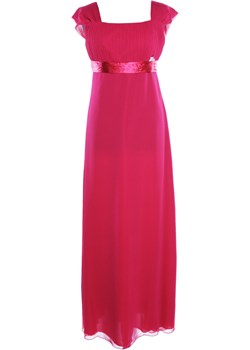 Sukienka FSU158 MALINOWY fokus-fashion rozowy drapowana - kod rabatowy