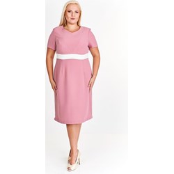 Sukienka Fokus midi z krótkimi rękawami  - zdjęcie produktu