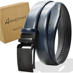 Pasek Promesso granatowy  - zdjęcie produktu