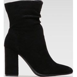 Botki DeeZee czarne na obcasie jesienne  - zdjęcie produktu