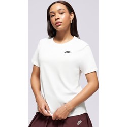 Bluzka damska biała Nike z okrągłym dekoltem  - zdjęcie produktu
