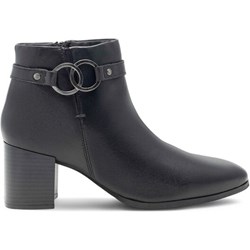 Botki Lasocki z zamkiem eleganckie  - zdjęcie produktu