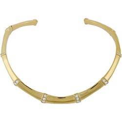 Naszyjnik Guess biały złoty  - zdjęcie produktu