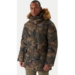 Wielokolorowa kurtka męska Napapijri moro w sportowym stylu  - zdjęcie produktu