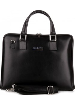 Torebki Skórzane VITTORIA GOTTI Made in Italy Aktówka Damska A4 Czarna (kolory) czarny Vittoria Gotti PaniTorbalska - kod rabatowy