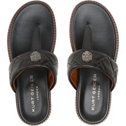 Kurt Geiger klapki damskie czarne casual  - zdjęcie produktu