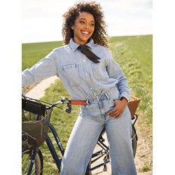 Kurtka damska Sinsay jeansowa  - zdjęcie produktu