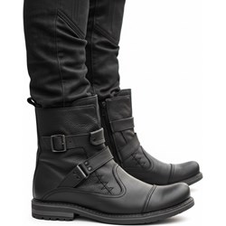 Buty zimowe męskie Olivier casualowe ze skóry  - zdjęcie produktu