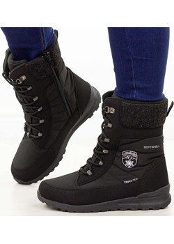 Śniegowce damskie AMERICAN SOFTSHELL SN23 BK Suzana.pl suzana.pl wyprzedaż - kod rabatowy