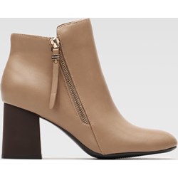 Beżowe botki Jenny Fairy eleganckie  - zdjęcie produktu