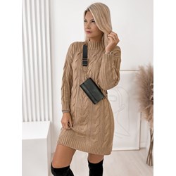 Sukienka Ubra beżowa mini na co dzień  - zdjęcie produktu