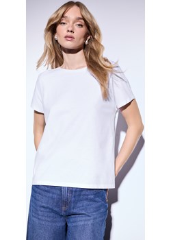 Mohito - Bawełniany t-shirt - biały Mohito Mohito - kod rabatowy