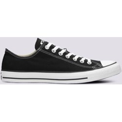 Converse trampki damskie all star czarne bez wzorów na płaskiej podeszwie z niską cholewką sznurowane  - zdjęcie produktu