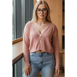 Sweter damski Dstreet z dekoltem w serek casualowy  - zdjęcie produktu