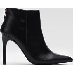 Botki Jenny Fairy czarne na szpilce eleganckie na jesień  - zdjęcie produktu