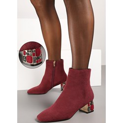 Botki Renee z zamkiem  - zdjęcie produktu