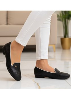 Pantofelek24.pl | Czarne balerinki dziewczęce Pantofelek24 pantofelek24.pl - kod rabatowy