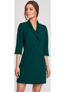 S254 sukienka żakietowa, Kolor zielony, Rozmiar L, Style Style Primodo promocyjna cena - kod rabatowy